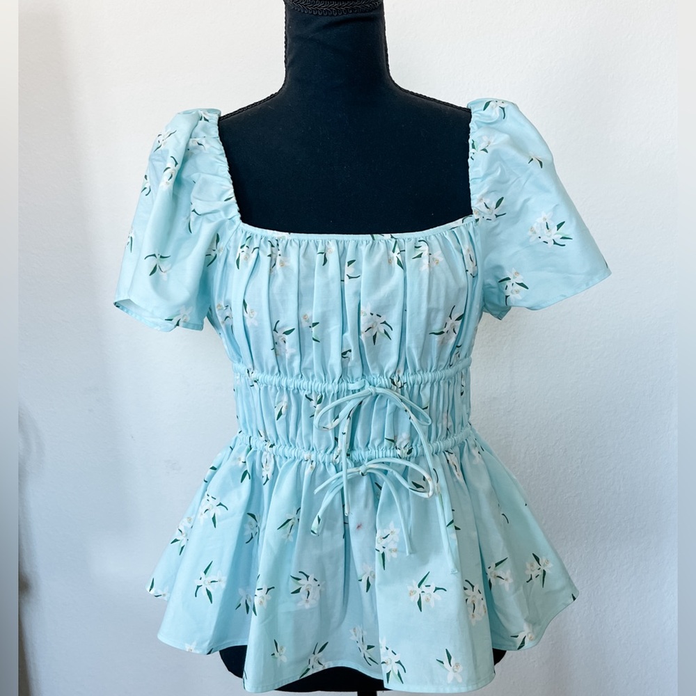 NWT Kate Spade Floral Blouse, size M
